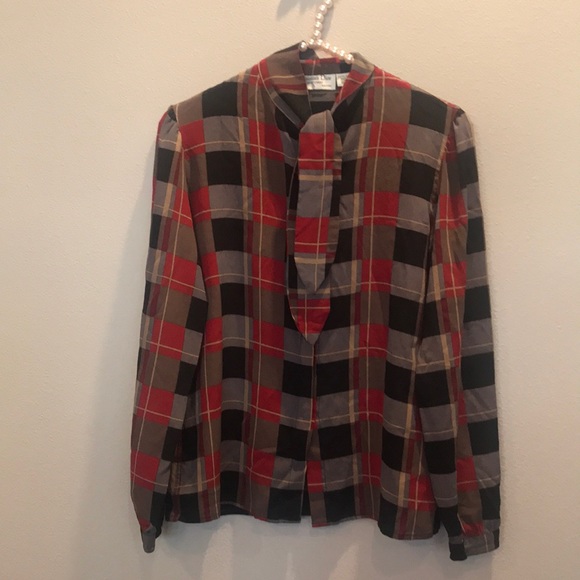 Dior Tops - Vintage Christian Dior Silk Top